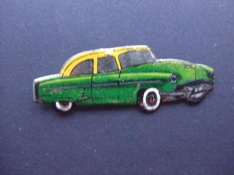 Mercury Sedan 8 cilinder groen oldtimer